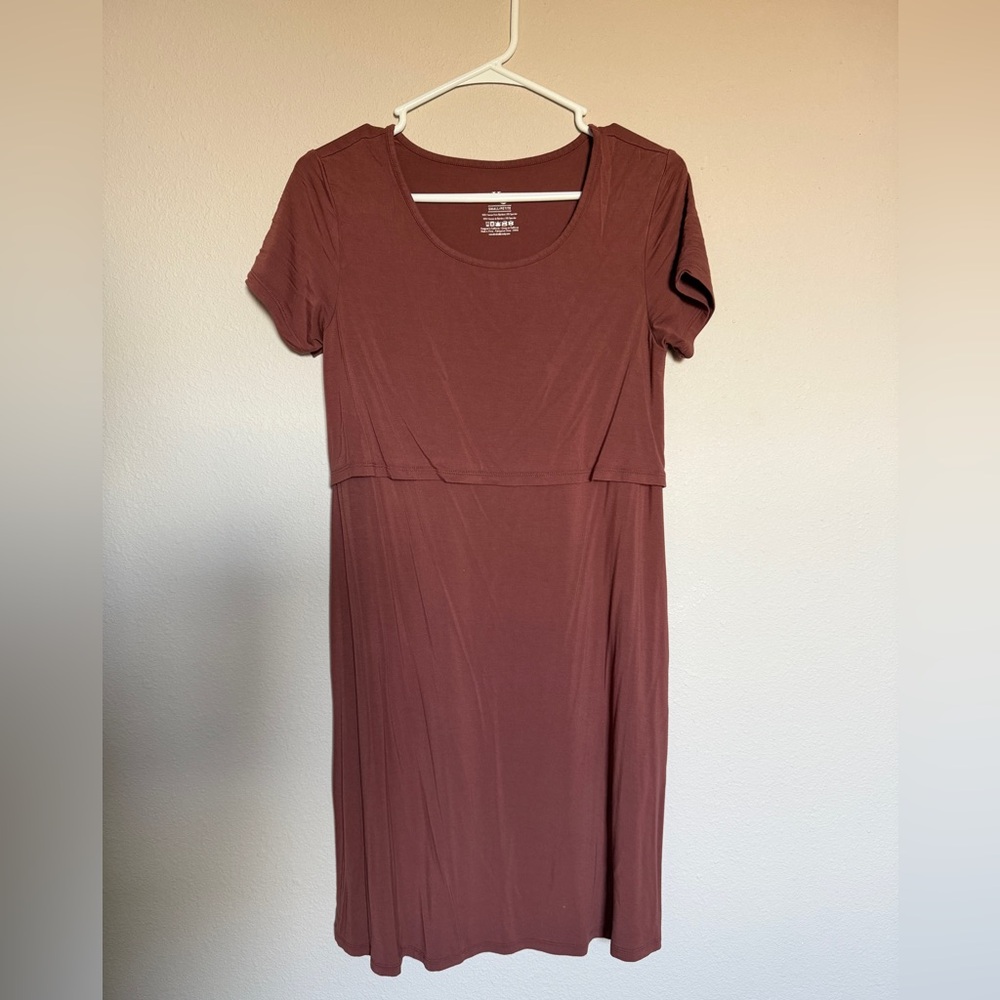 Kindred Bravely Short-Sleeve Nursing Dress